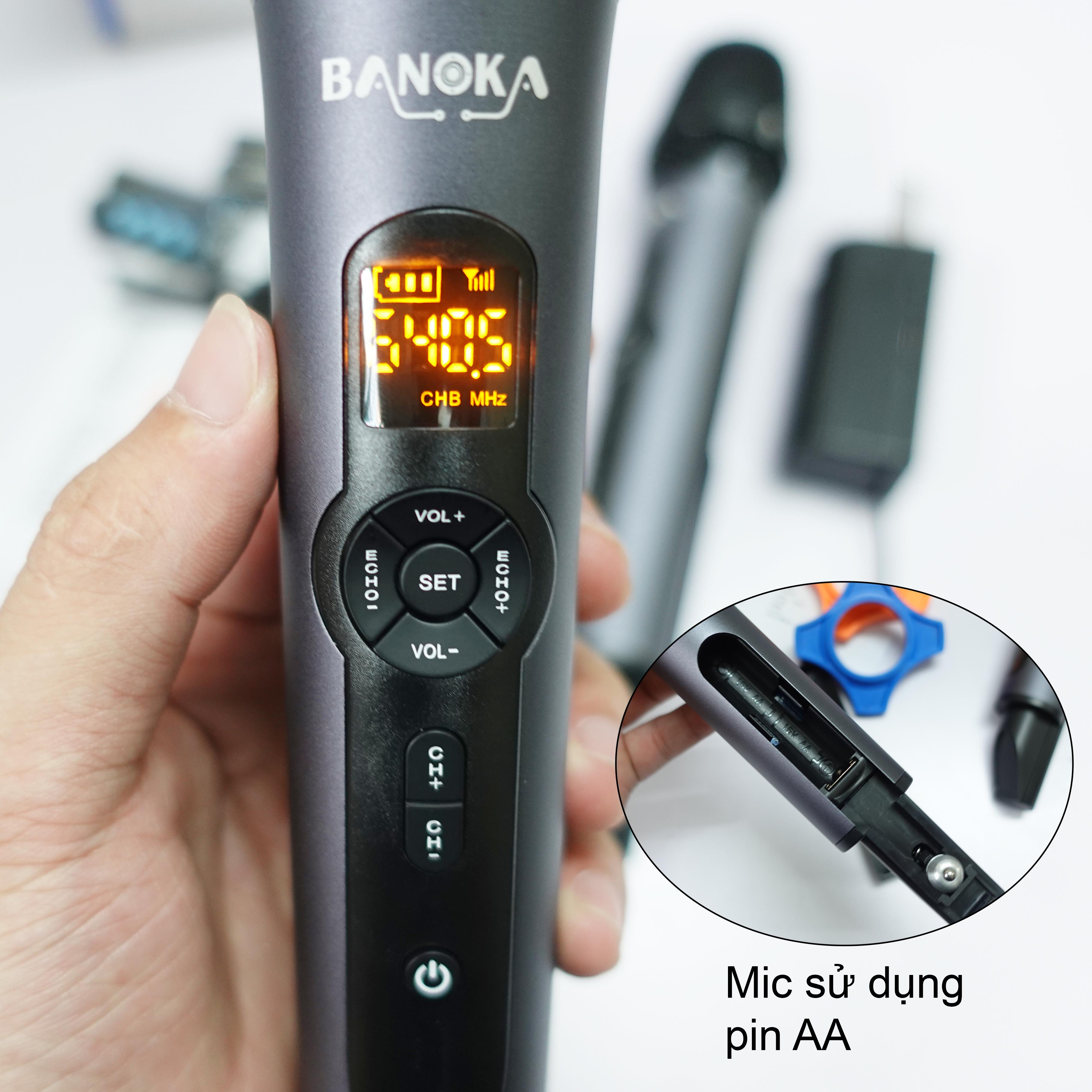 https://banoka.vn/micro không dây đa năng banoka B-102 Plus 07